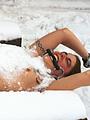 Snow covered slave